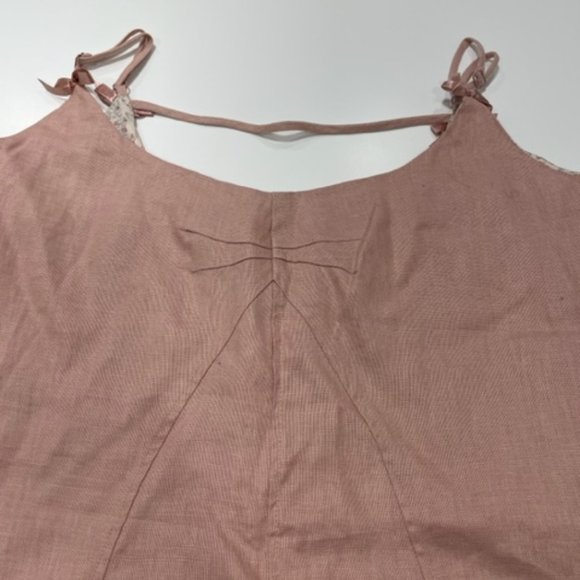 BIANCA NYGARD | Soft Pink 100% Linen Fully Lined Dress ~ BNWOT ~ Size 14 - Picture 2 of 16